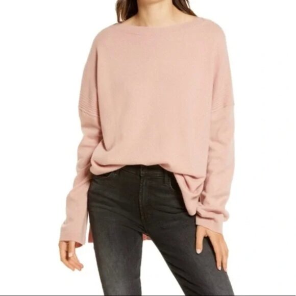 All Saints Tara Jumper Ballet Pink XS NWT FLAWED - Picture 1 of 10